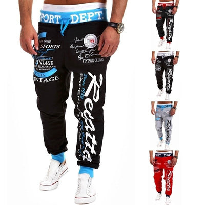 Pantalones Harem Skinny con Estampado de Letras - Image 3