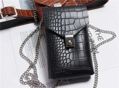 Bolso Cinturón de Cuero PU Versátil con Patrón Moderno - Image 9