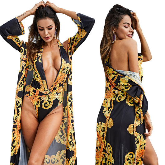 Bikini con Capa Estampada - Image 3