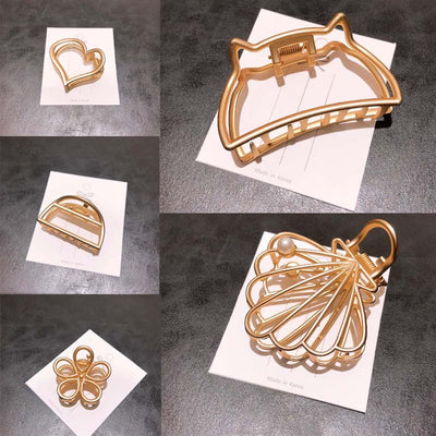 Pinzas para Cabello con Diseño Hueco de Gato