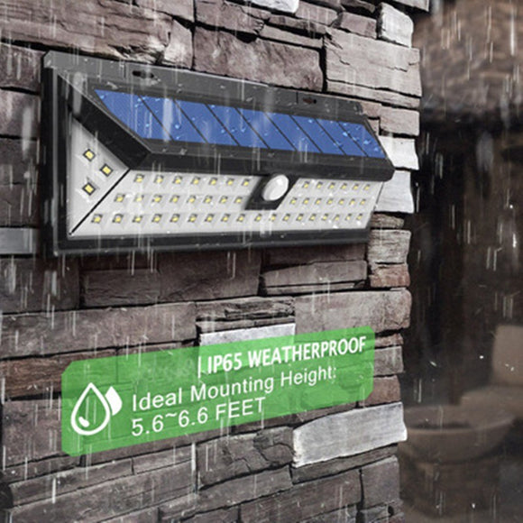 Lámpara de Pared con Sensor de Movimiento y Energía Solar