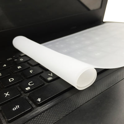 Protector Transparente Universal para Teclado de Laptop y Escritorio