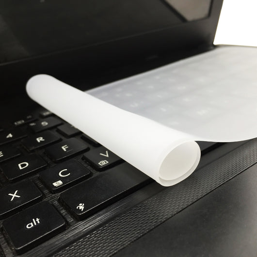 Protector Transparente Universal para Teclado de Laptop y Escritorio