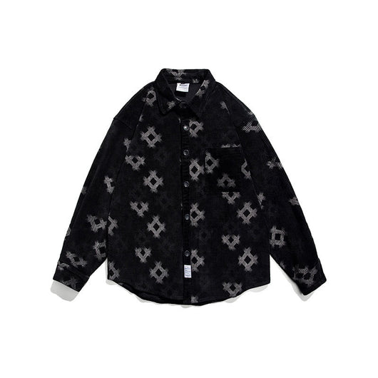 Camisa de Pana a Cuadros Marrón y Negro - Image 14