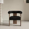 Silla Minimalista con Respaldo Creativo Estilo Francés