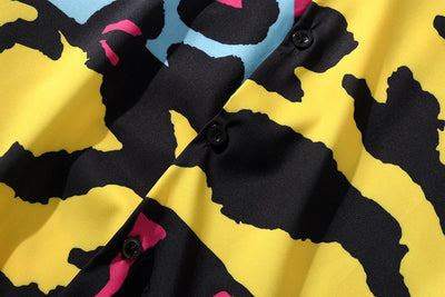 Playera de Playa Colorblock Graffiti - Image 11