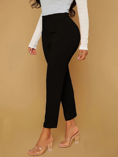 Pantalón Casual de Cintura Alta Slim Fit Cómodo - Image 9