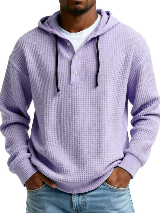 Suéter Hoodie Entallado con Cierre Medio para Hombre - Image 19