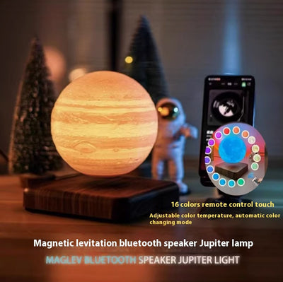 Parlante Bluetooth con Planeta Flotante Magnético - Image 12
