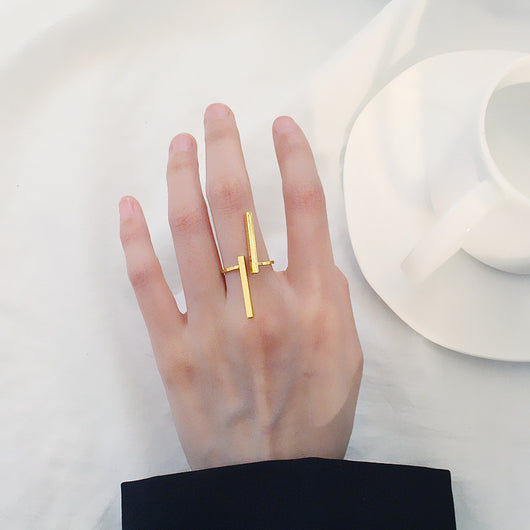 Anillo Geométrico Minimalista para Mujer - Image 3