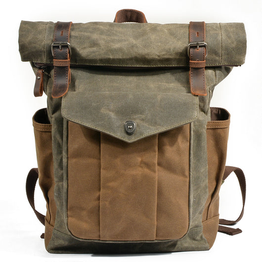 Mochila de Viaje en Lona - Diseño Minimalista y Funcional - Image 8
