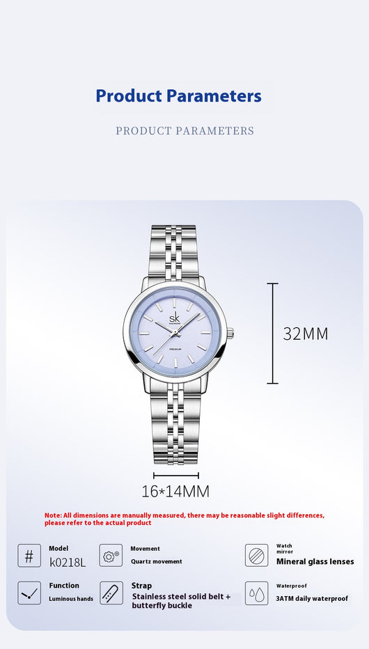 Reloj de Lujo Ligero con Caja de Acero Inoxidable - Image 10