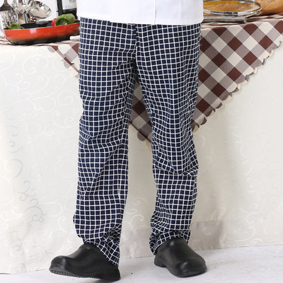 Pantalones Chef a Rayas con Cintura Elástica para Cocina y Comedor - Image 32