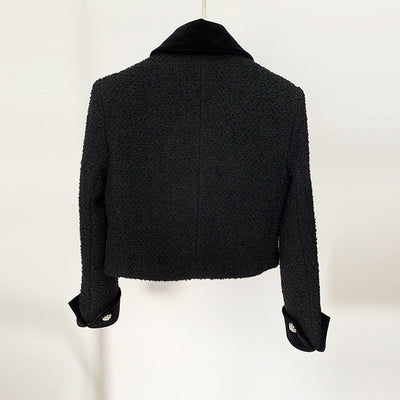 Abrigo de Invierno con Moño y Detalles Perlados - Image 3