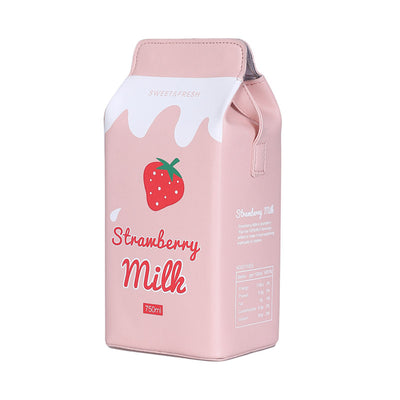 Bolsa Cuadrada Pequeña Estampada con Diseño de Caja de Leche - Image 16