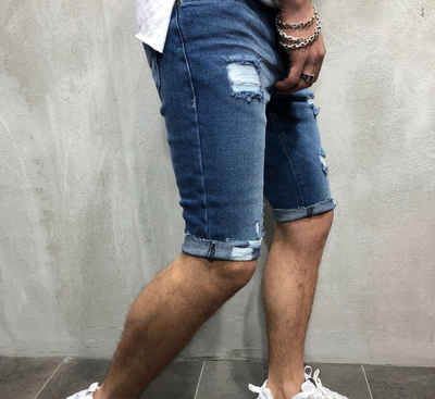 Pantalones Vaqueros Rotos para Hombre - Estilo Urbano - Image 4