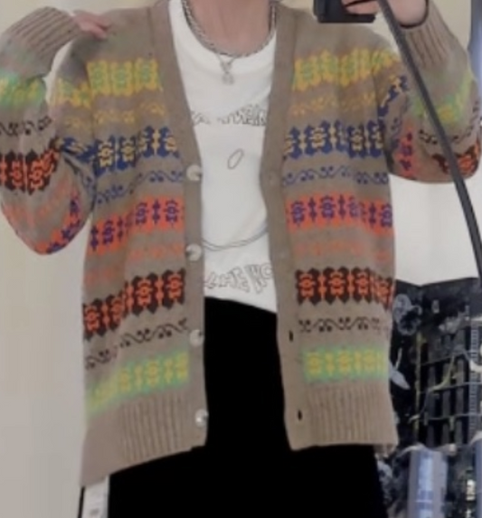 Cardigan Tejido de Manga Larga para Invierno - Image 2