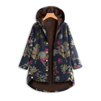 Sudadera con Capucha de Lino y Algodón Cálida - Image 5