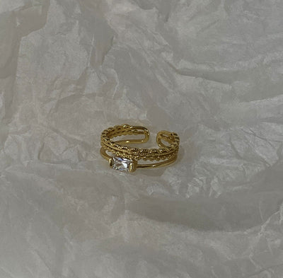 Anillo de Plata 925 con Zirconia Cúbica - Diseño Clásico Encaje - Image 5