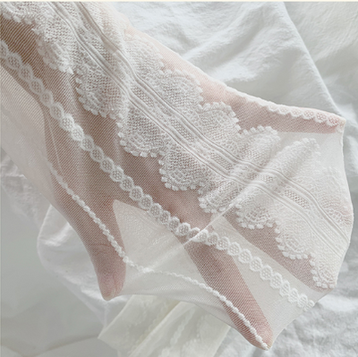 Medias de encaje blanco elegantes - Image 7