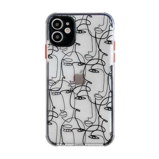 Funda para celular con diseño de líneas abstractas minimalistas - Image 9