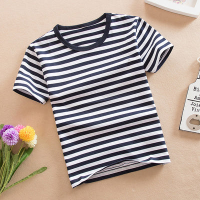 Camiseta Infantil de Algodón con Rayas - Image 9