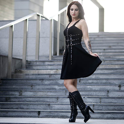 Falda Negra Salvaje para Mujer - Image 3