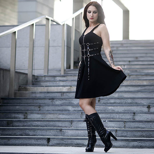 Falda Negra Salvaje para Mujer - Image 3