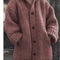 Cardigan Sudadera con Capucha de Largo Medio