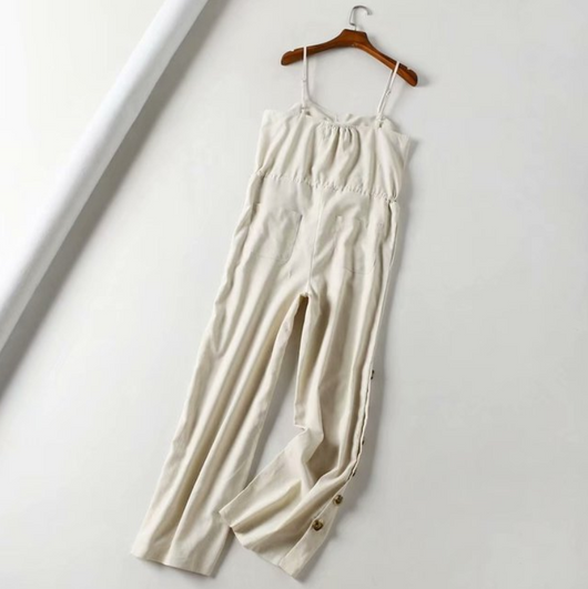 Pantalón de una pieza con botones en bolsillos - Image 2