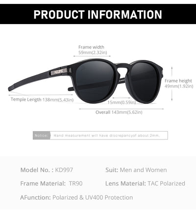 Gafas de Sol Polarizadas Redondas Estampado Leopardo - Image 13