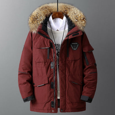 Chaqueta de Plumas de Ganso para Hombre - Abrigo Outdoor Impermeable - Image 8