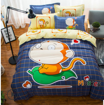 Juego de Cama Matrimonial de Algodón con Diseño Infantil - Set Completo de 4 Piezas - Image 5