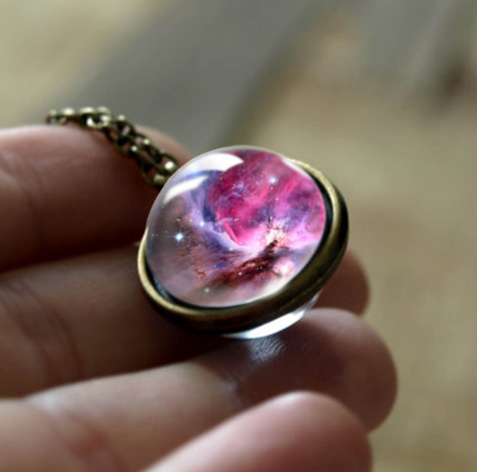 Collar Reversible de Galaxia Nebulosa Doble Cara - Image 12