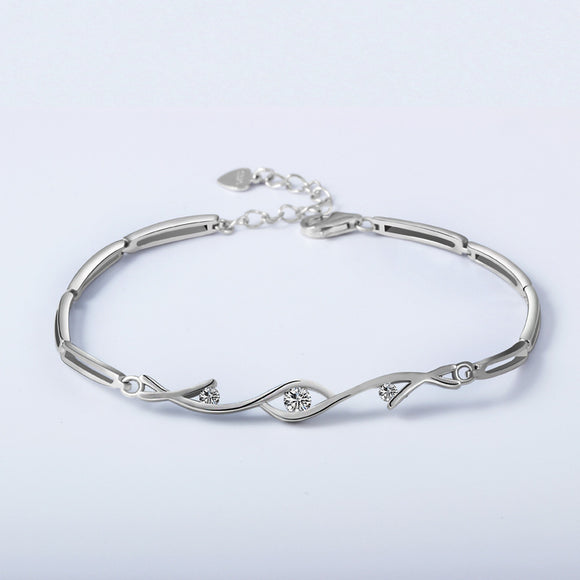 Joyería de Moda Coreana con Circón de Cristal