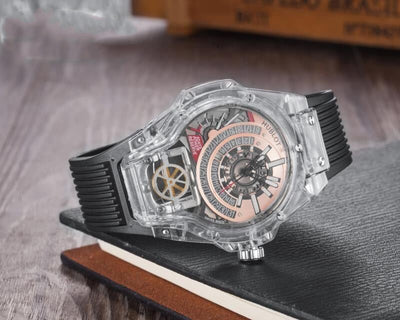 Reloj Deportivo de Acero Inoxidable con Cronógrafo de Precisión
