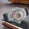 Reloj Deportivo de Acero Inoxidable con Cronógrafo de Precisión