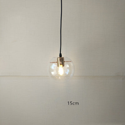 Lámpara Colgante de Cristal Transparente Minimalista Nórdica - Image 6