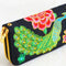 Billeteras con Bordado de Pavo Real