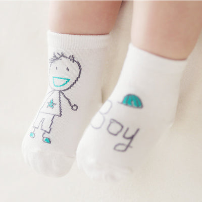 Calcetines Antideslizantes para Bebé - Diseño Asimétrico Primavera Otoño - Image 10