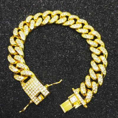 Pulsera Cadena Cubana de Acero Titanio para Hombre - Image 4