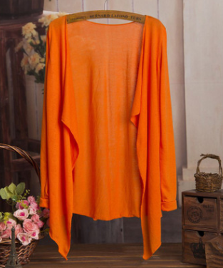 Cardigan Transparente Protección Solar Coreano - Blusa Ligera Playa Mujer - Image 9