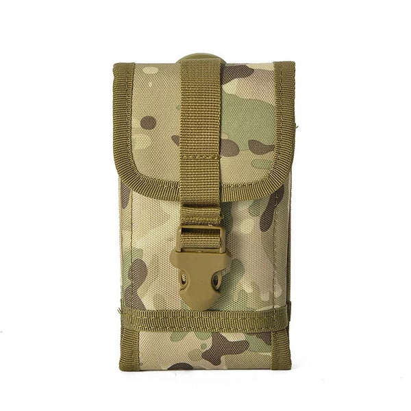 Bolsa Táctica Camuflada para Cintura con Protección de Celular