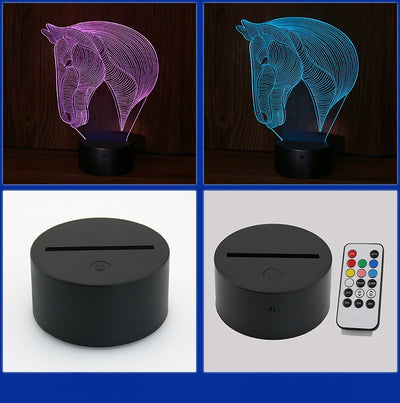 Lámpara LED Nocturna Cabeza de Caballo - Image 8