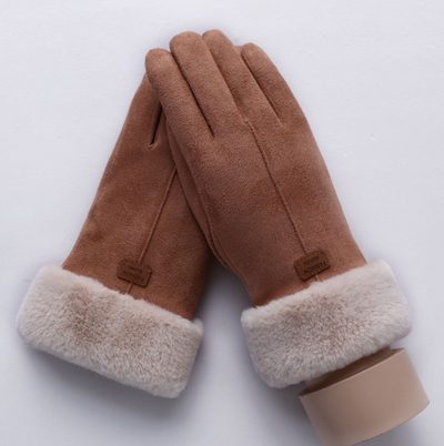 Guantes Térmicos de Cachemira para Mujer con Oso Adorable y Pantalla Táctil - Image 13