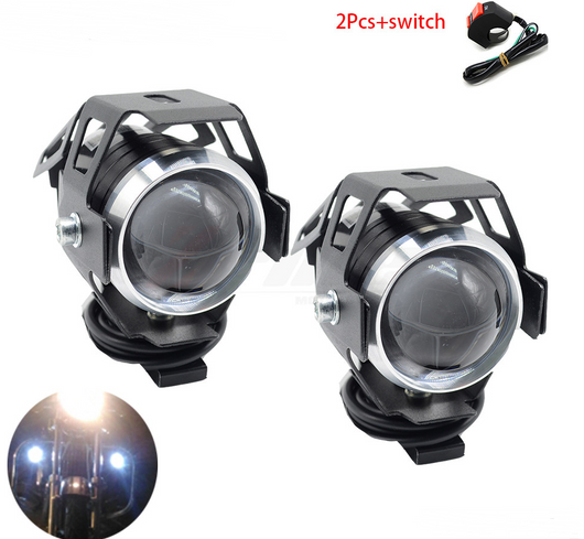 Faros Auxiliares LED U5 de Alta Potencia para Moto - Image 6