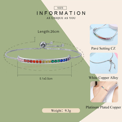 Pulsera de Cobre Artesanal para Mujer con Circonita Brillante - Image 4