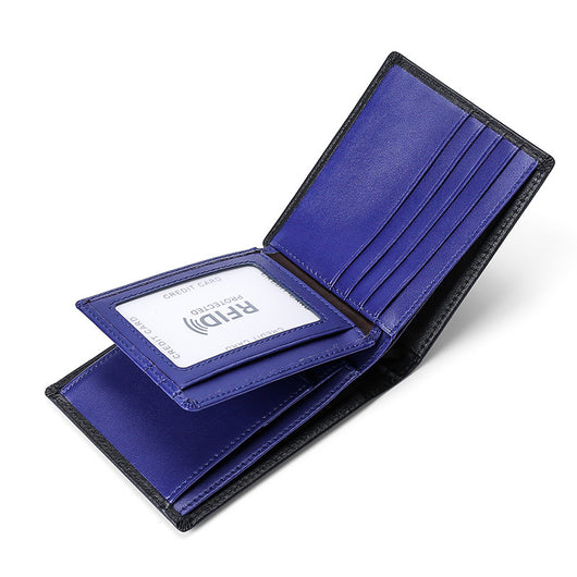 Billetera de Cuero para Hombre con Protección RFID Anti-Fraude - Image 6