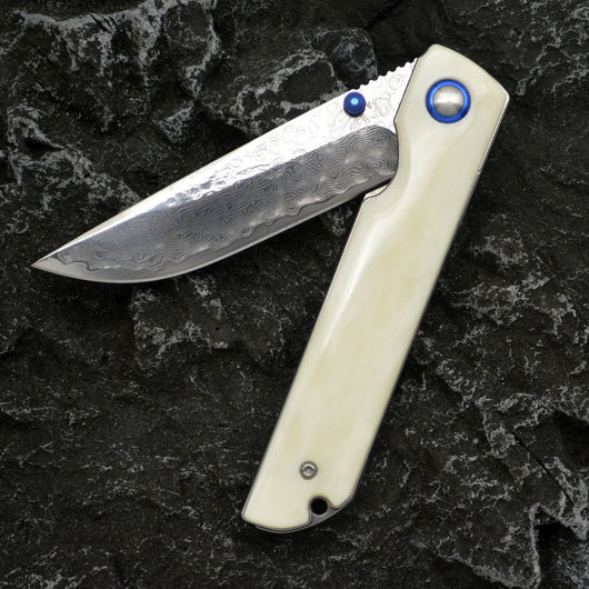 Cuchillo Plegable de Acero Damasco Premium - Portátil y Resistente - Image 17