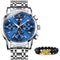 Reloj Azul De Dos Tonos